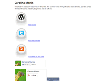 Tablet Screenshot of carolinamantis.com